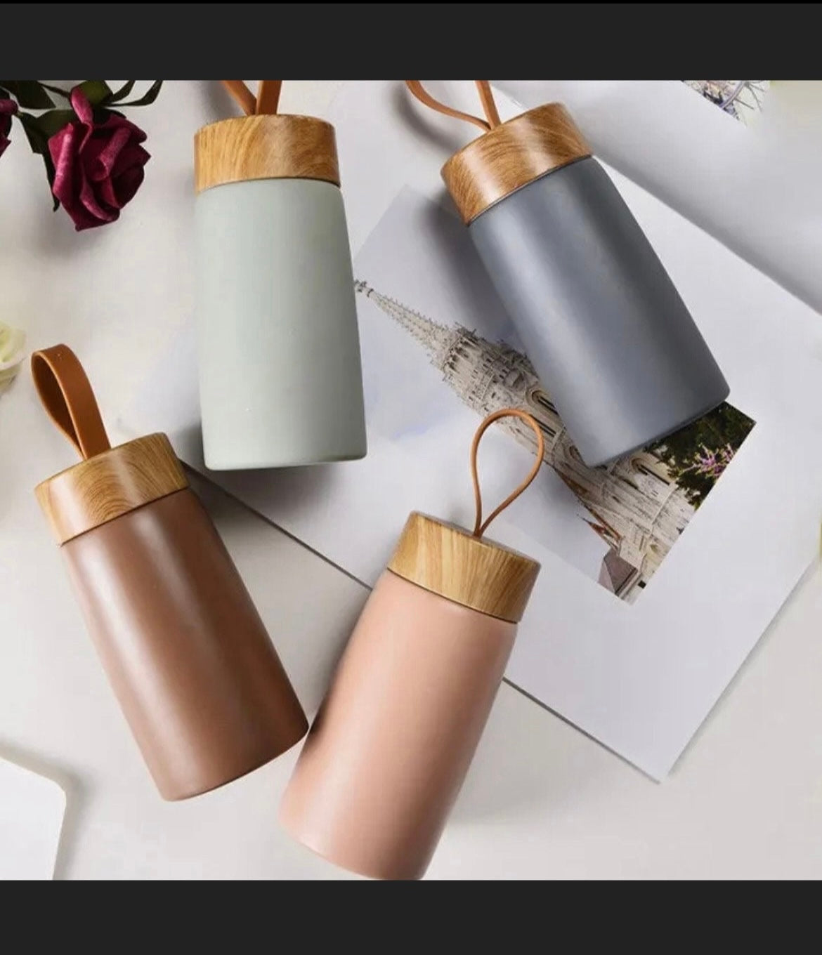 Insulated stainless steel travel cup | Mini thermos flask | Leakproof | Tumbler | Coffee cup | Vacuum cup | Pocket Size | Personalised