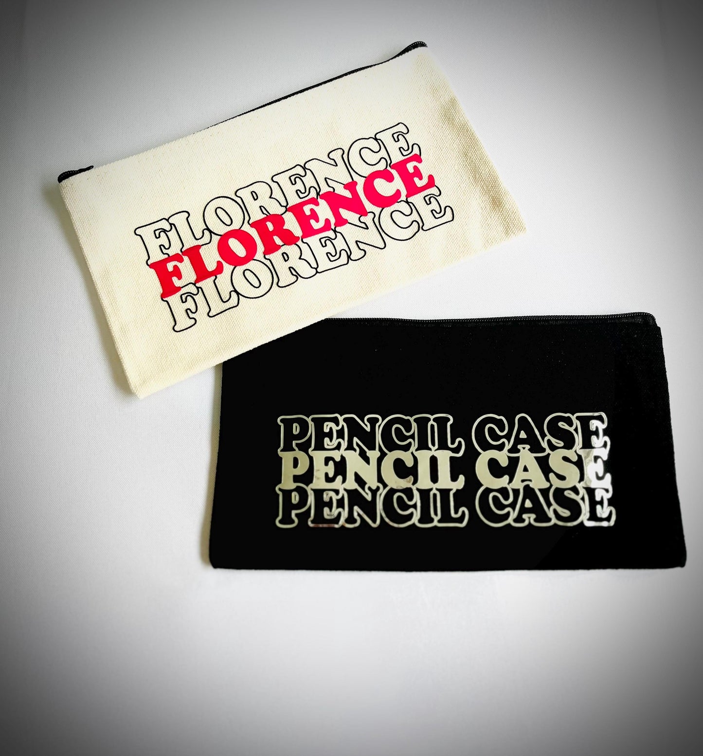 Personalised Canvas Bag | Pencil Case | Make Up Bag | Essentials Bag