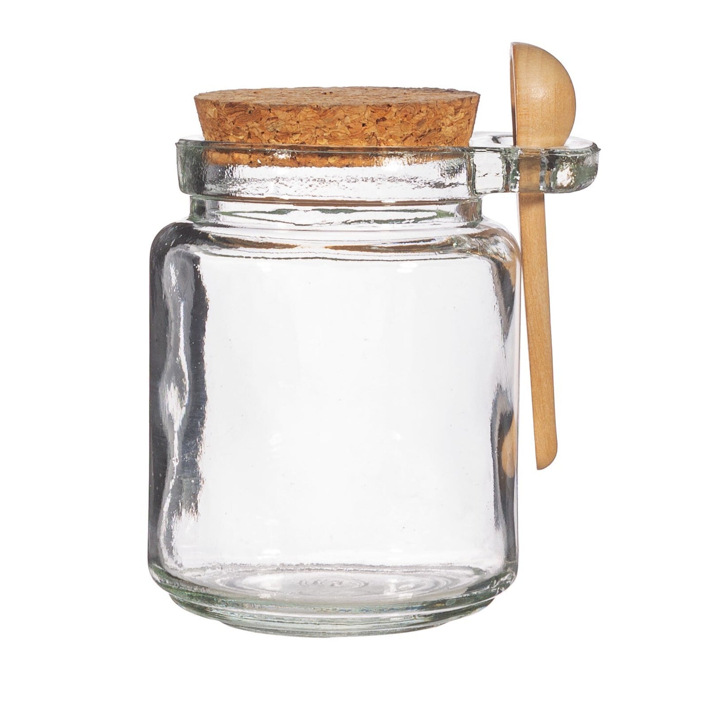 Small jar with Cork lid & Spoon