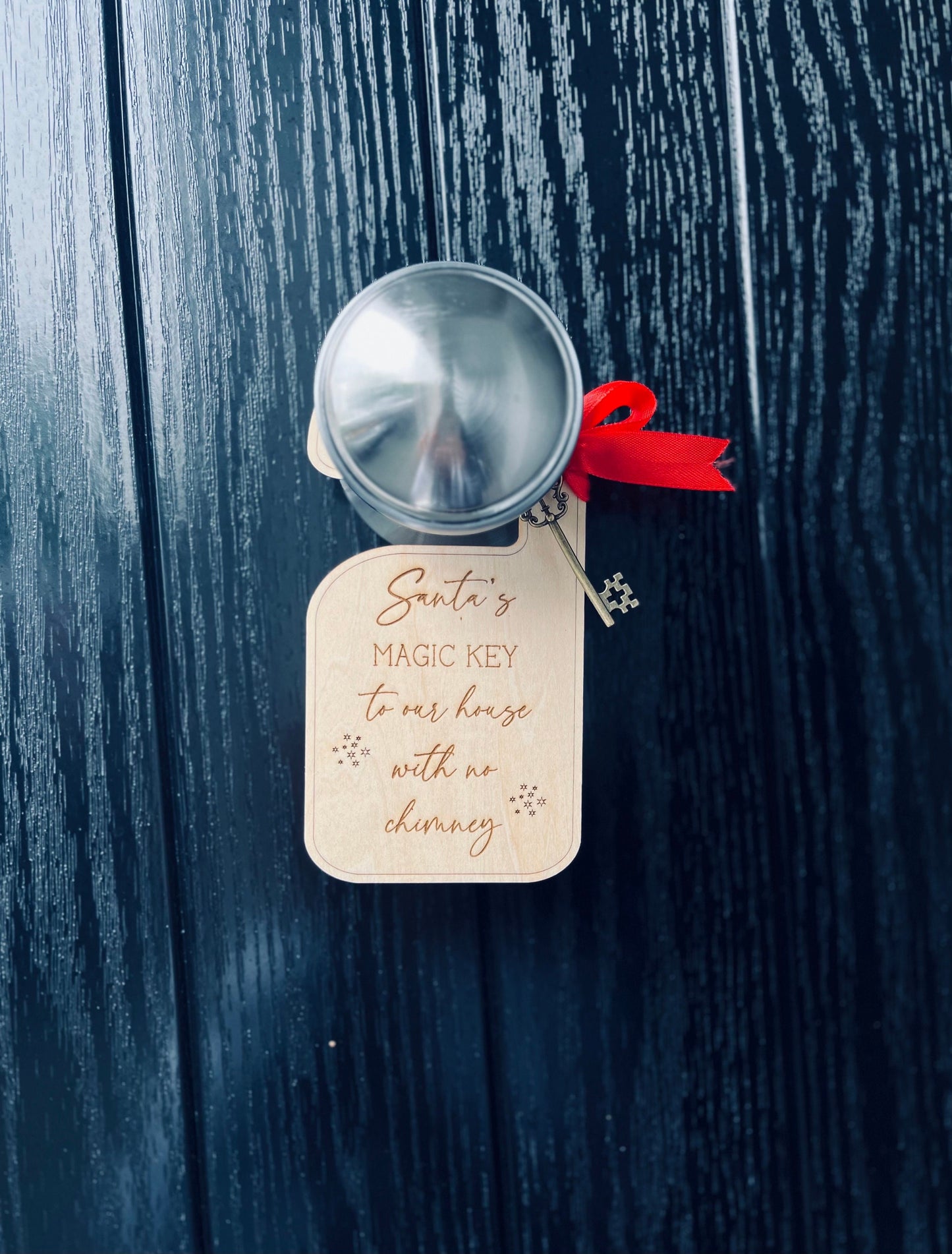 Santa's Magic Key | Brass Key | Door Hanger